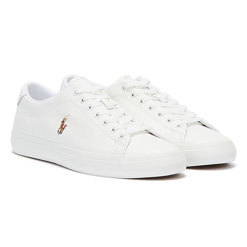 Ralph Lauren Longwood Baskets Blanches Pour Hommes - 41