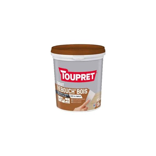 Rebouchage bois Pate TOUPRET 1,5Kg - BCRPBO1.5