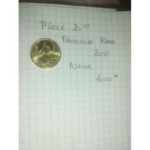 Pieces 20 Centimes France 2010 Rare!