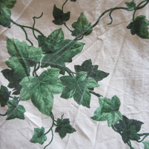 2 Rideaux Motif Lierre Stof "Impressions De Nature" 225 Cm De Haut / 265 Cm De Large