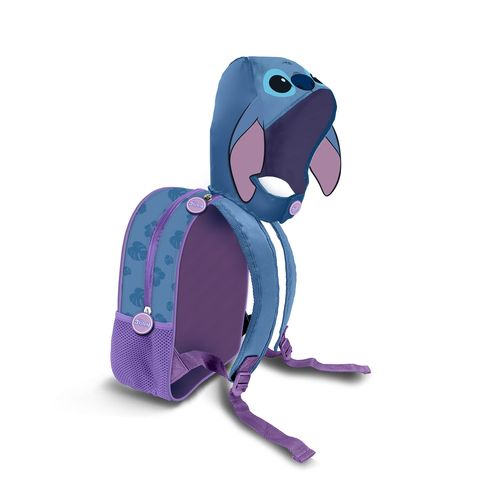 Sac à dos à Capuche Hood - Disney Lilo et Stitch Lemur - Bleu - Taille Unique