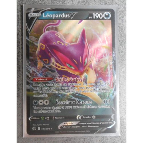 Pokemon Leopardus V 104/198 - Eb6 - Regne De Glace - Vf