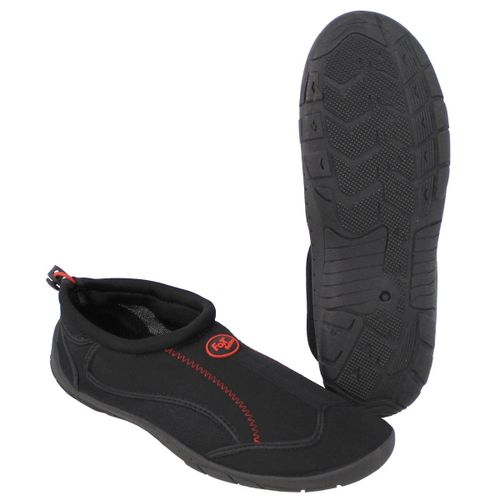 Chausssures De Bain Piscine Plage En Neoprene Noir Avec Cordon De Serrage Fox Outdoor 18315a Pointurenautique Aquatique Surf Loisirs Exterieur Ete