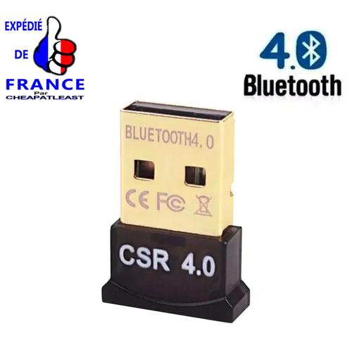 Clé USB Adaptateur Bluetooth V5.0-2.1 + EDR Key Sans Fil Dongle Pour PC  Portable