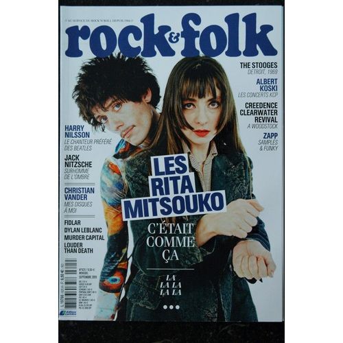 Rock & Folk 625 2019 Cover Les Rita Mitsouko C'etait Comme Ca Albert Kospi Jack Nitzsche
