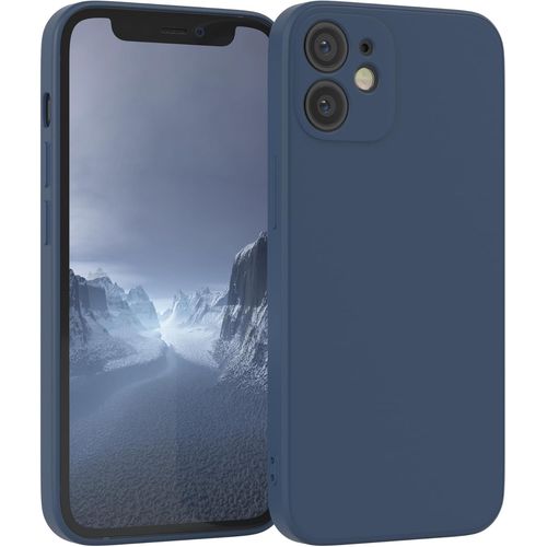 Coque De Protection Fine Pour Iphone 12 Mini - Anti-Chute - Coque De Protection Fine En Silicone - Anti-Chocs - Couleur : Bleu Nuit