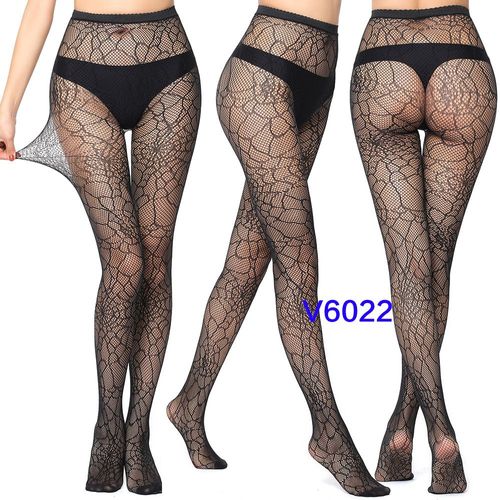 Collants Résille Gothiques Sexy Pour Femmes,Motif Creux Rose Étoiles,Bas En Filet En Maille,Collants Astronomiques Noirs,Lingerie Féminine Chaude,7.0