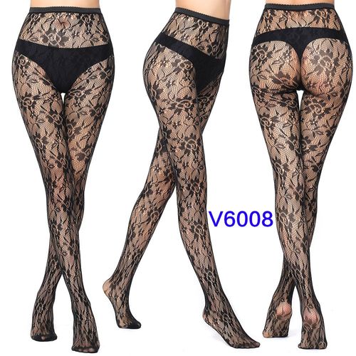Collants Résille Gothiques Sexy Pour Femmes,Motif Creux Rose Étoiles,Bas En Filet En Maille,Collants Astronomiques Noirs,Lingerie Féminine Chaude,7.0