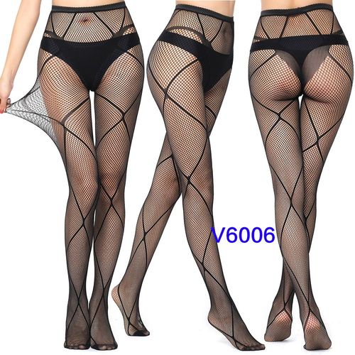 Collants Résille Gothiques Sexy Pour Femmes,Motif Creux Rose Étoiles,Bas En Filet En Maille,Collants Astronomiques Noirs,Lingerie Féminine Chaude,7.0