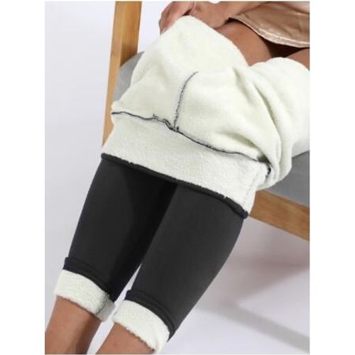 Chrleisure-Leggings Chauds Et Épais Pour Femme,Pantalon Thermique,Sexy,Taille Haute,Optique,Extensible,Hiver