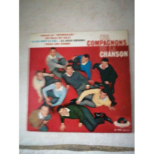 45 Tours Les Compagnons De La Chanson Intervilles