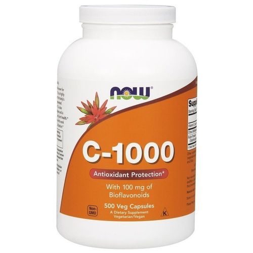 Vitamin C-1000 With 100mg Bioflavonids 500 Veggie Capsules 