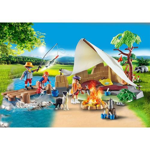Playmobil Family Fun 70743 - Famille De Campeurs