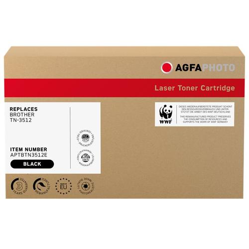 Compatible avec Brother TN-3512 Agfa Photo APTBTN3512E Toner Noir