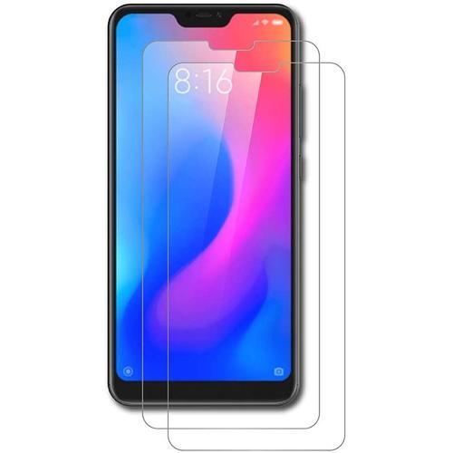 [Lot 2] Verre Trempe Xiaomi Mi A2 Lite, Film Protection Ecran Verre Trempe Xiaomi Mi A2 Lite Vitre Protection Xiaomi A2 Lite Ecran Verre Trempe