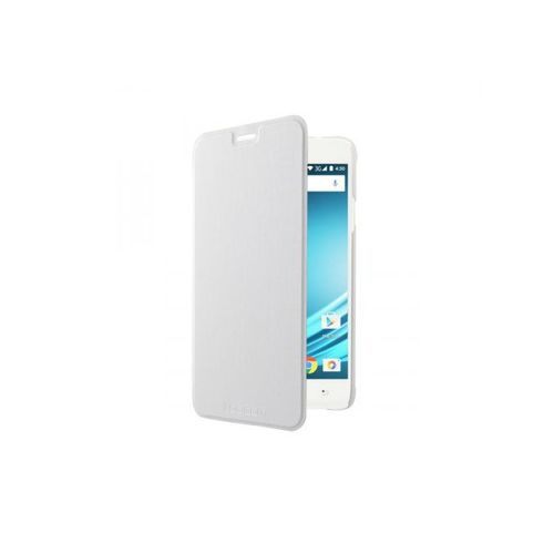 Etui Folio A Rabat Logicom L-Ement 551 Blanc Eco-Cuir (Pu)