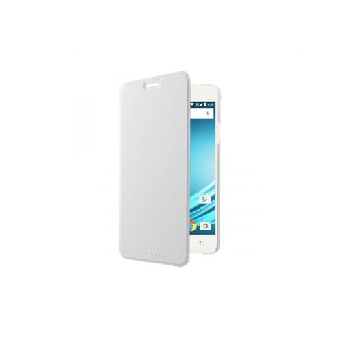 Etui Folio A Rabat Logicom L-Ement 551 Blanc Eco-Cuir (Pu)