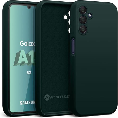 Coque Pour Samsung Galaxy A15, Coque Samsung A15 5g, Housse En Silicone De Qualité, Protection Avec Microfibre Douce Antichoc, Etui Pour Sil Vert, Samsung A15 5g/4g