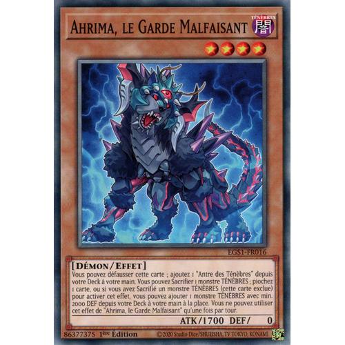 Yugioh! Egs1-Fr016 Ahrima, Le Garde Malfaisant