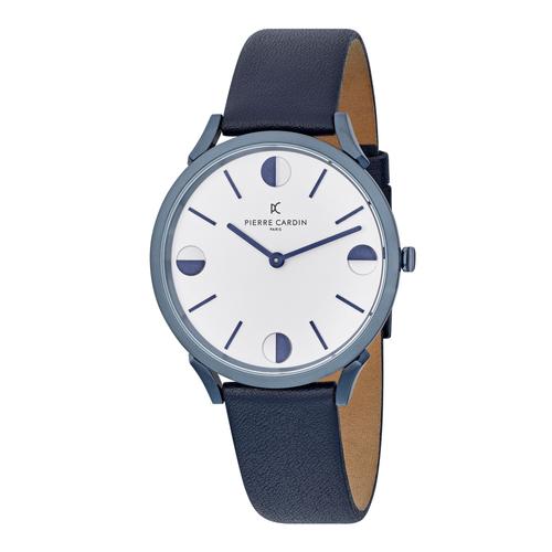 Pierre Cardin Montre Bleu Analogique Mixte Pigalle Half Moon Cpi.2009