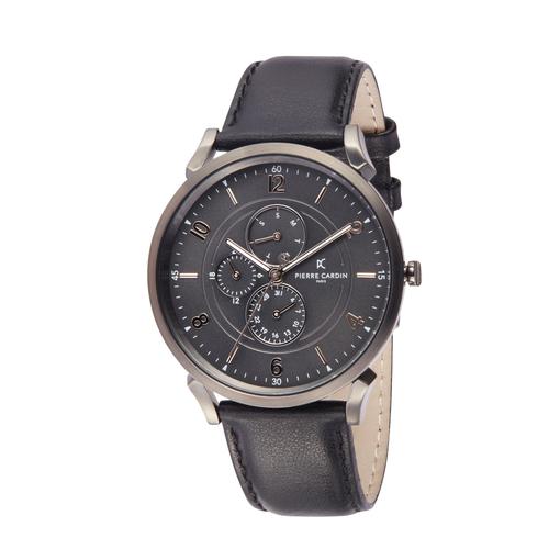 Pierre Cardin Montre Noir Multi-Cadrans Hommes Pigalle Boulevard Cpi.2024