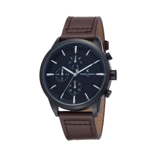 Pierre Cardin Montre Marron Multi-Cadrans Hommes La Gloire Champeret Pc902741f103