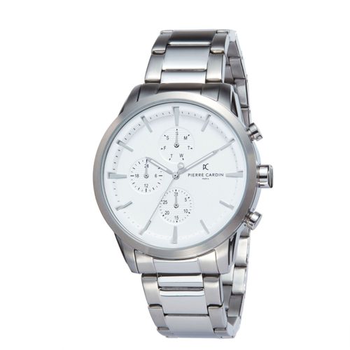 Pierre Cardin Montre Argent Multi-Cadrans Hommes La Gloire Champeret Pc902741f108