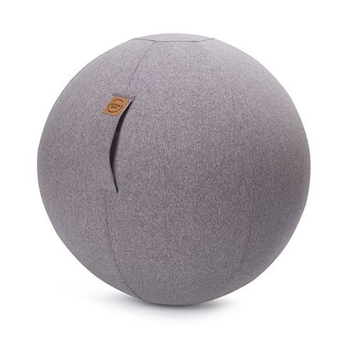 Sitting Ball Felt Gris