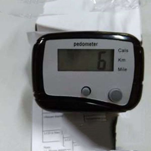 Podomètre Lcd 1 Pièce, Compteur De Calories, Distance De Marche, Deux Touches, Jogging, Entraînement, Outil De Santé, Compteur De Pas, Équipement De Sport