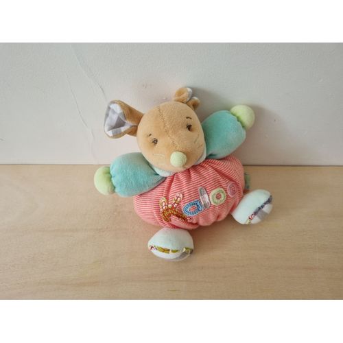 Doudou Souris Rose Rayures Kaloo