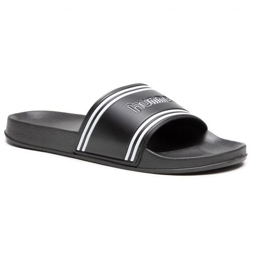 Mules Hummel Pool Slide Retro 206575-2001 Noir