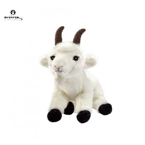 Peluche Chevre Blanche 26 Cm