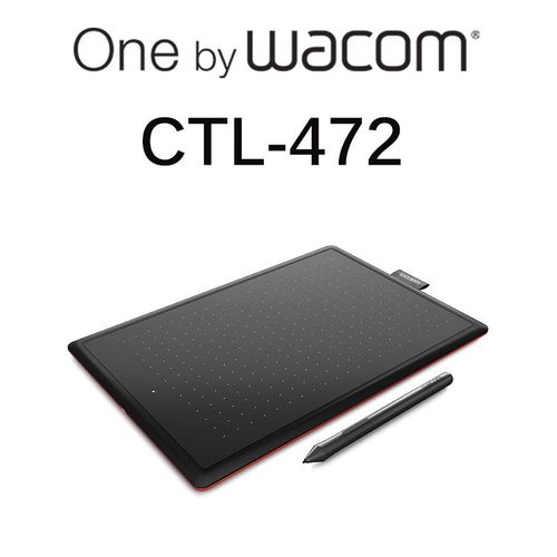 One by Wacom-Tablette à dessin numérique 8.3x5.7 pouces,petite taille,pour éducation en ligne OSU,Windows,Mac,Chrome - Type CTL-472