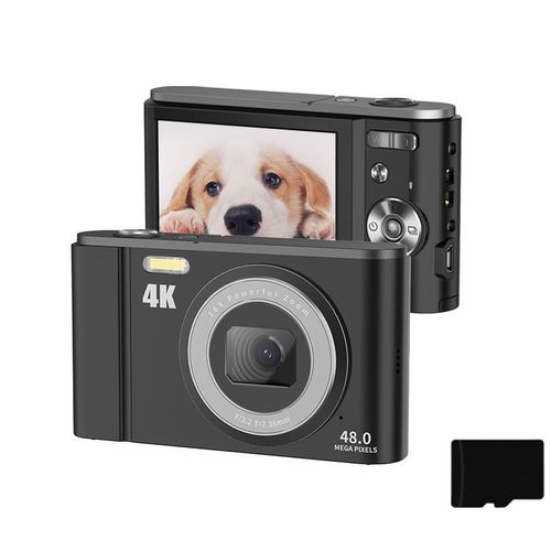 Appareil photo numérique 4K 48MP Zoom 16x Écran 2,8 pouces