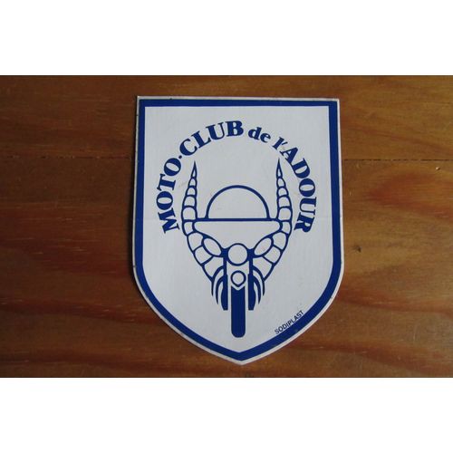Autocollant - Sticker Moto-Club De L'adour