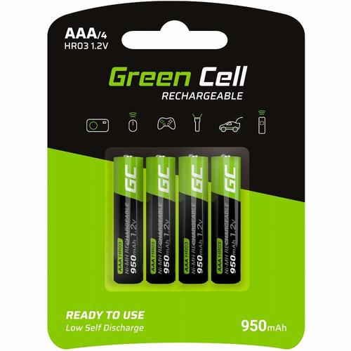 Akku 4xaaa Hr03 950mah Greencell