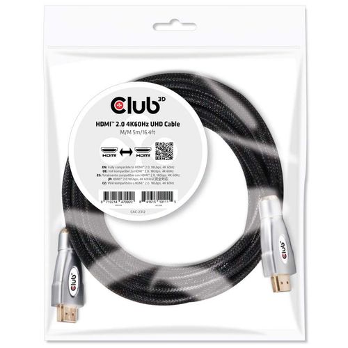 Club 3d Hdmi 2.0 Kabel - 5 M