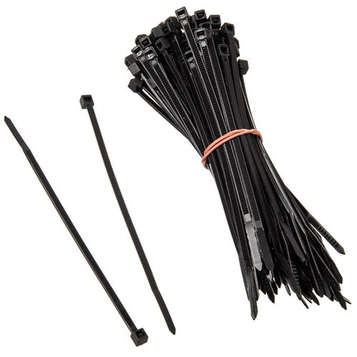 Inline Kabelbinderset 100 Stück - Schwarz