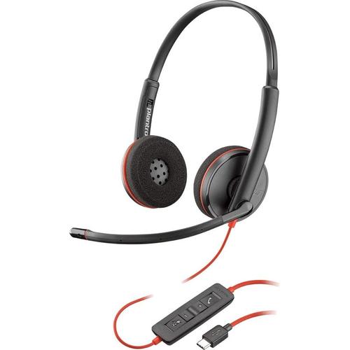 Poly Blackwire C3220 USB - 3200 Series - micro-casque - sur-oreille - filaire - USB - isolation acoustique