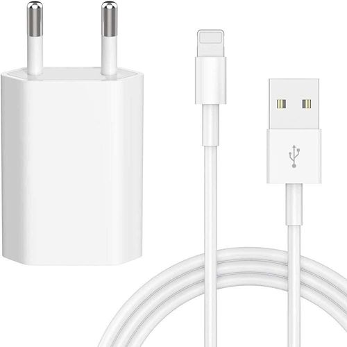 Chargeur Iphone Chargeur Secteur Usb With C Ble Chargeur Adaptateur Universel Mural Mini Chargeur Iphone 7/8/11/12 Mini Plus Pro Xs