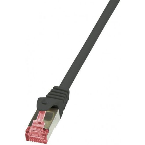 Logilink Primeline - Patch-kabel - 25 Cm - Schwarz