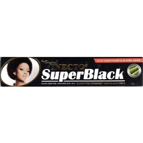 Crème De Coloration Permanente Pour Cheveux Crépus Inecto Superblack 