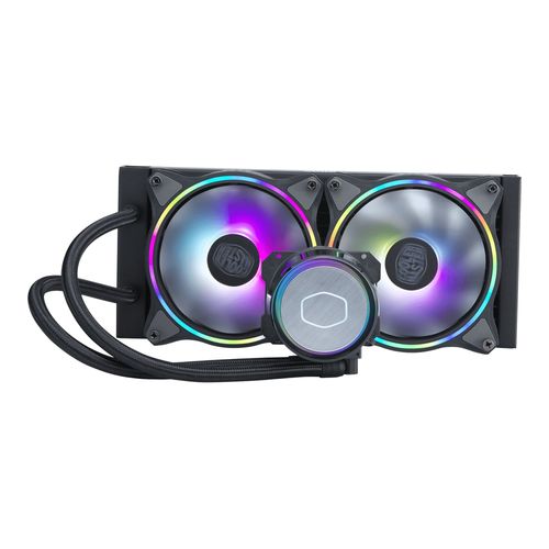 Cooler Master MasterLiquid ML240 Illusion - Système de refroidissement liquide de processeur - Taille de radiateur : 240 mm - (pour : LGA2066, LGA2011-3, LGA2011, LGA1200, LGA1151, LGA1150...
