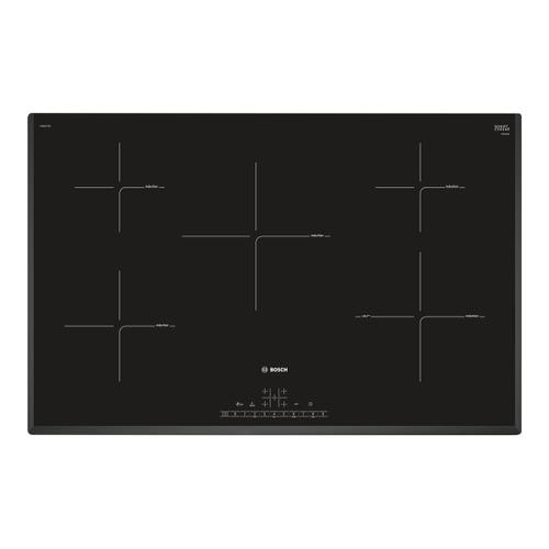 Bosch Serie PIV851FC5E Table de cuisson à induction Noir - 5 foyers