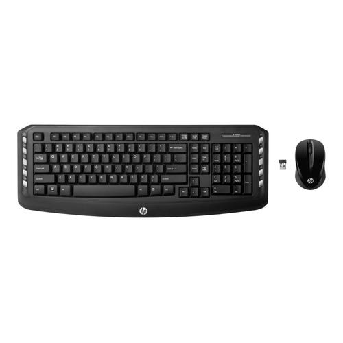 HP Classic Desktop - Ensemble clavier et souris - sans fil - 2.4 GHz - Allemand - pour OMEN 30L by HP; OMEN by HP 15; HP 14, 17; Desktop M01; Pavilion 15; Pavilion x360