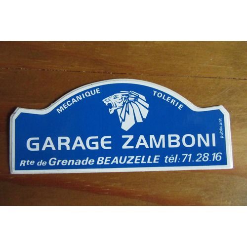 Autocollant - Sticker Garage Zamboni À Beauzelle
