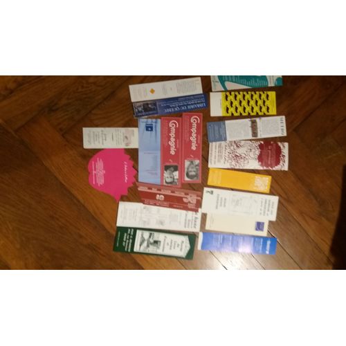 Lot De 50 Marque-Page Différents Concernant Librairies Province Et Paris
