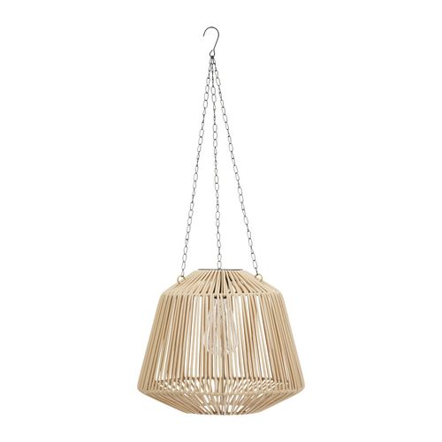 Suspension Solaire Outdoor Métal/Papier Naturel Ø 28 Cm