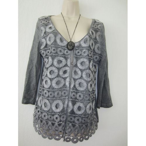 Gilet Gris Linea Tesini T 38