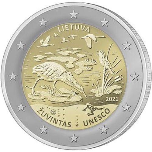 2 Euros Lituanie 2021 : Uvintas Biosphere Reserve